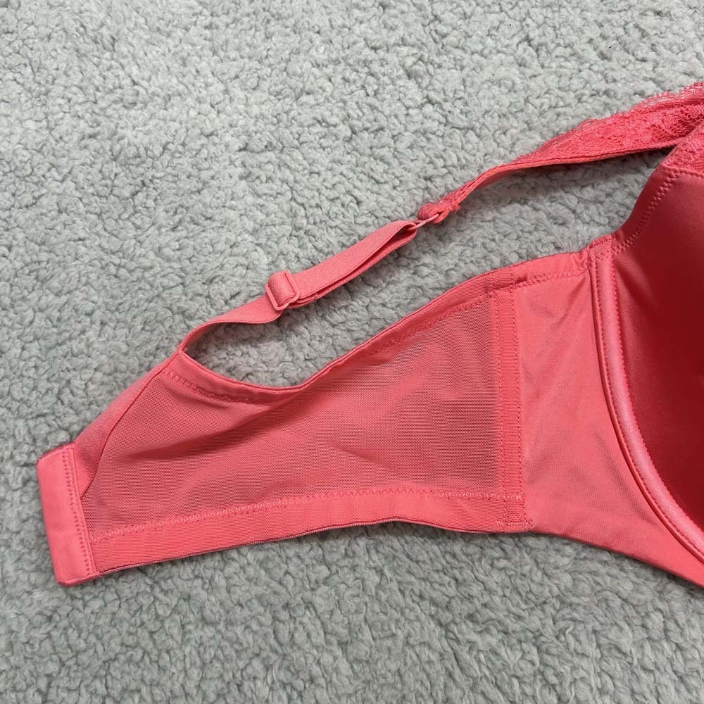 Curvy Couture Bra 40DDD Push Up Bra 1017 Tupip Lace Balconette Push Up Bra - Picture 4 of 10